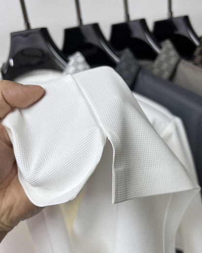 Lavish Dynamic Wave Polo T-Shirt: Effortless Motion in Every Thread