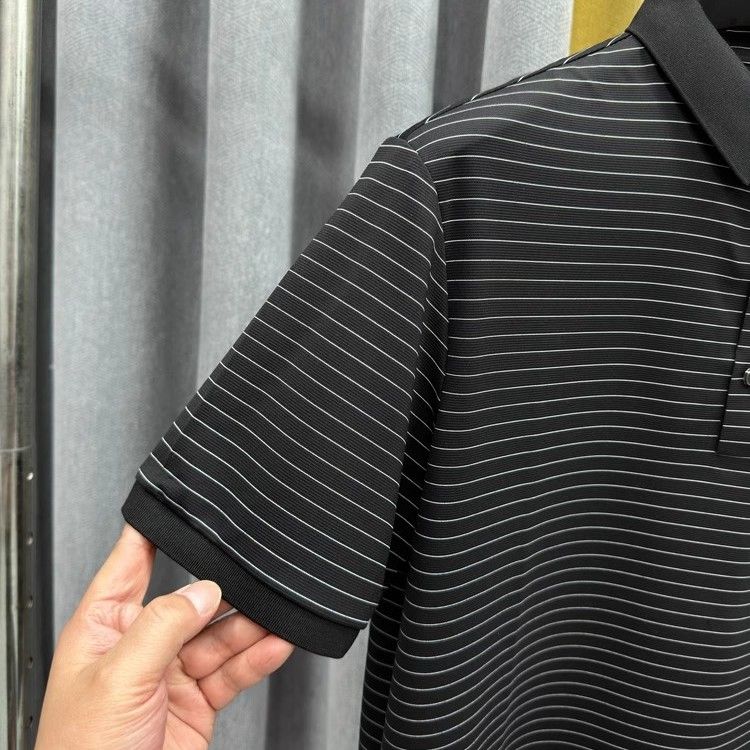 Lavish Edge Striped Polo T-Shirts