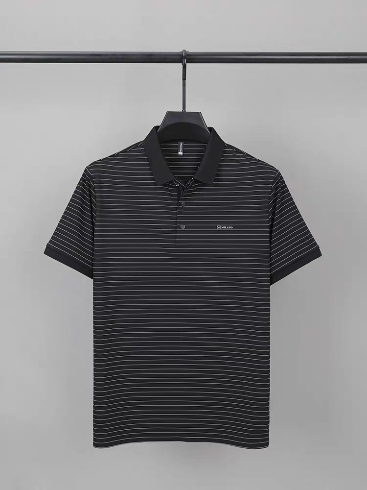 Lavish Edge Striped Polo T-Shirts